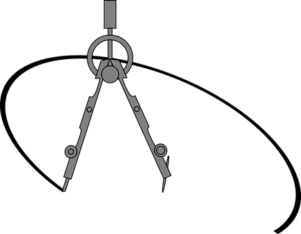 Geometry, Compasses, Dividers - Architecture Compass Clipart (436x340)