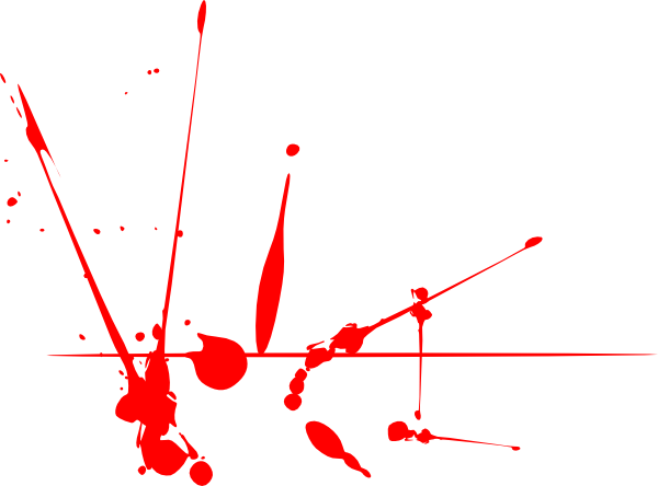 Vector Blood Splatter Png (600x444)