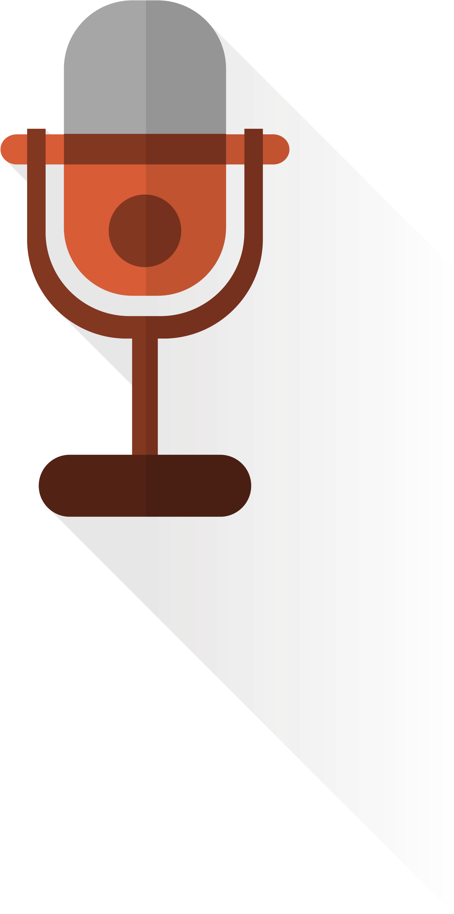 Microphone Flat Design - Microphone Flat Design (3333x3333)