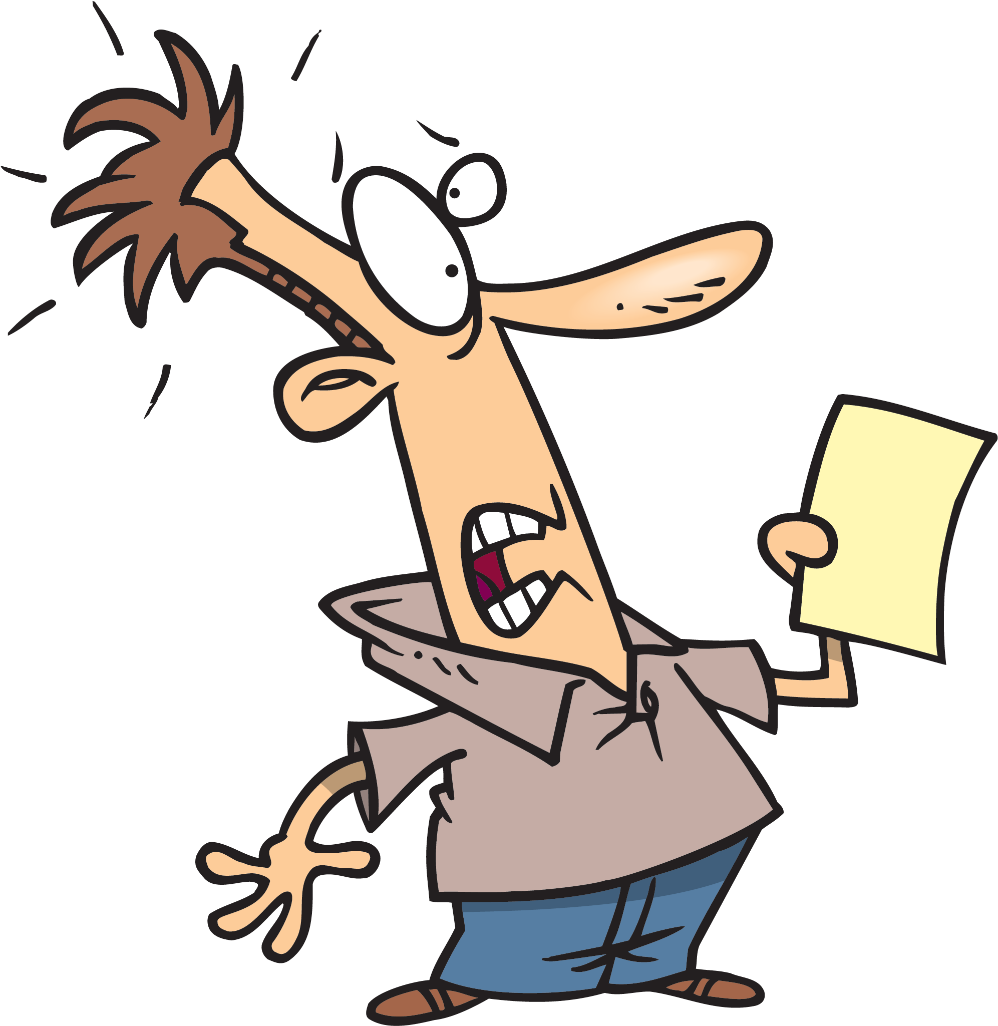 Shocked Man Clipart (2000x2056)
