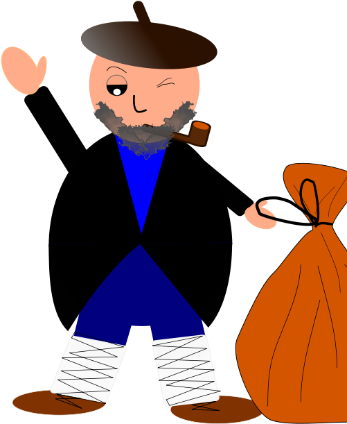 Similar Clip Art - Olentzero (566x800)