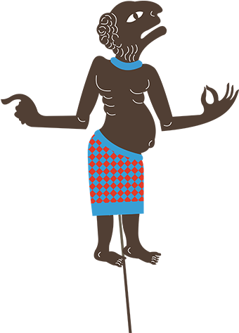 Shadow Puppet - Clipart หนังตะลุง (500x500)