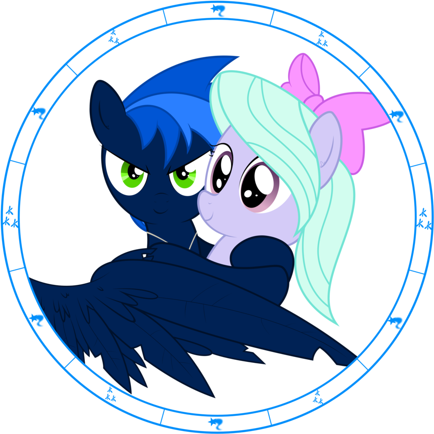 Pegasus Circle By Csillaghullo - Cartoon (894x894)