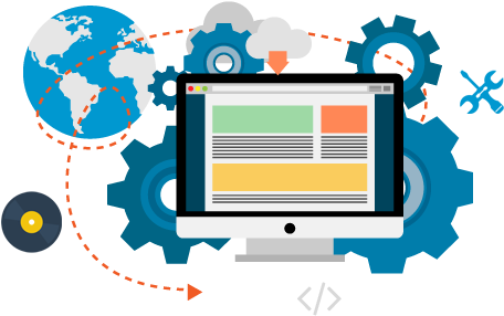 Simple, Dynamic And Powerful Tool For Centralizing - Website Maintenance Icon Png (468x303)