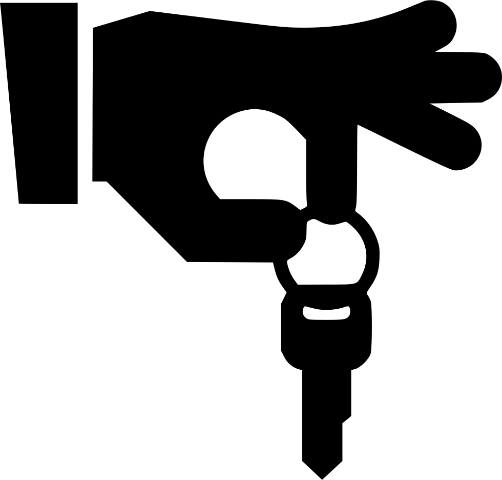 Png File - Hand With Key Vector (980x936)
