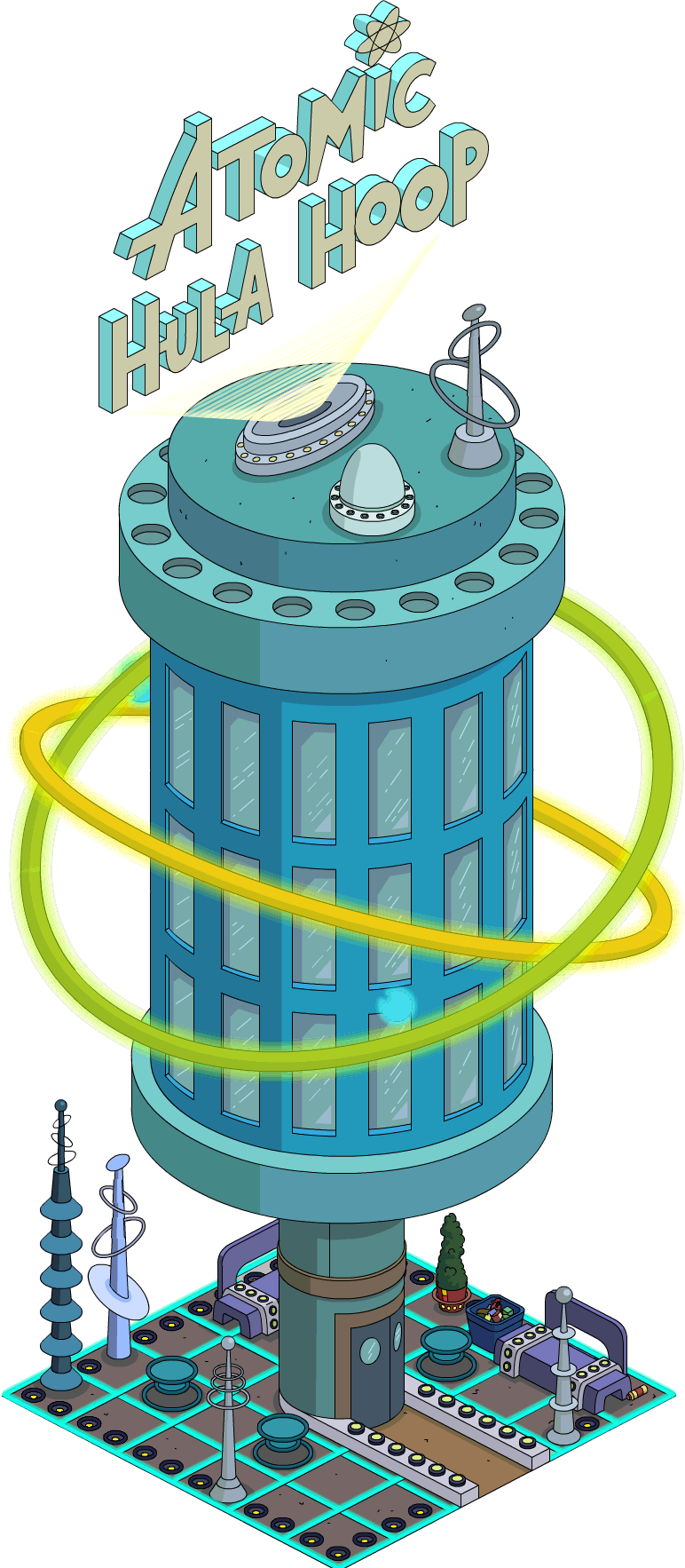 Atomic Hula Hoop - Simpsons Tapped Out Sci Fi (772x1766)
