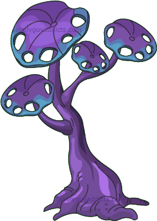 Fartonic Tree - Alien Tree Png (548x752)