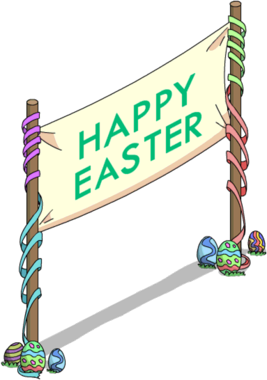 Easter Banner - Simpson L Pâques (383x546)
