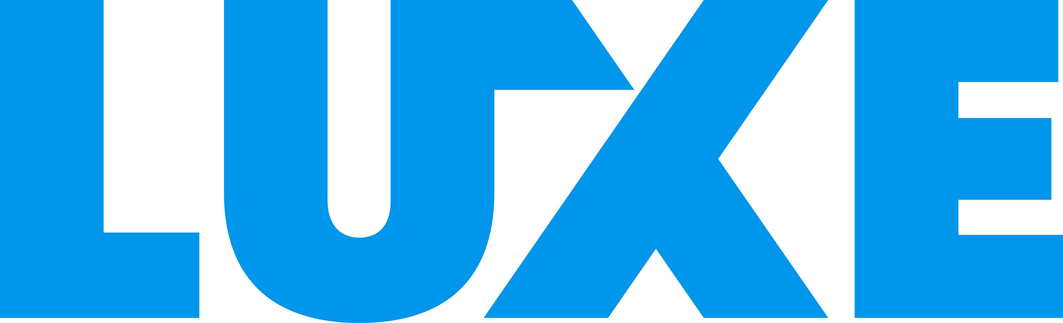 Luxe Blue - Luxe Parking Logo (3424x1040)
