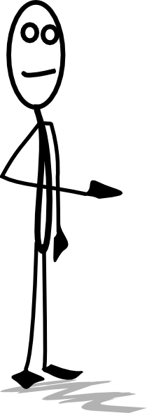 Standing Up Stick Figure (210x588)