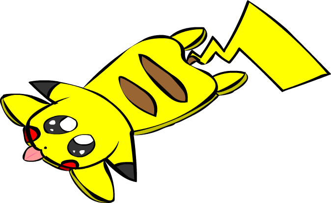 Deviantid - Pikachu Flattened (674x415)