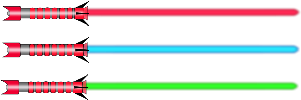 Saber - Clipart - Star Wars Border (600x214)
