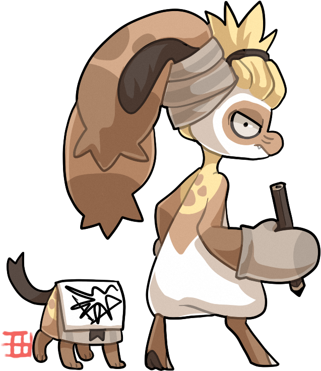 #699 Cursed Abstract Bb - Cartoon (674x789)