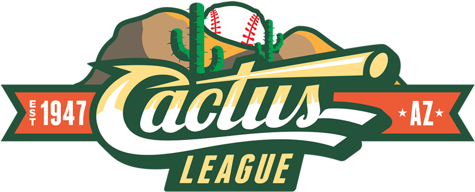 Cactus League Logo - Spring Training Cactus League (1000x433)