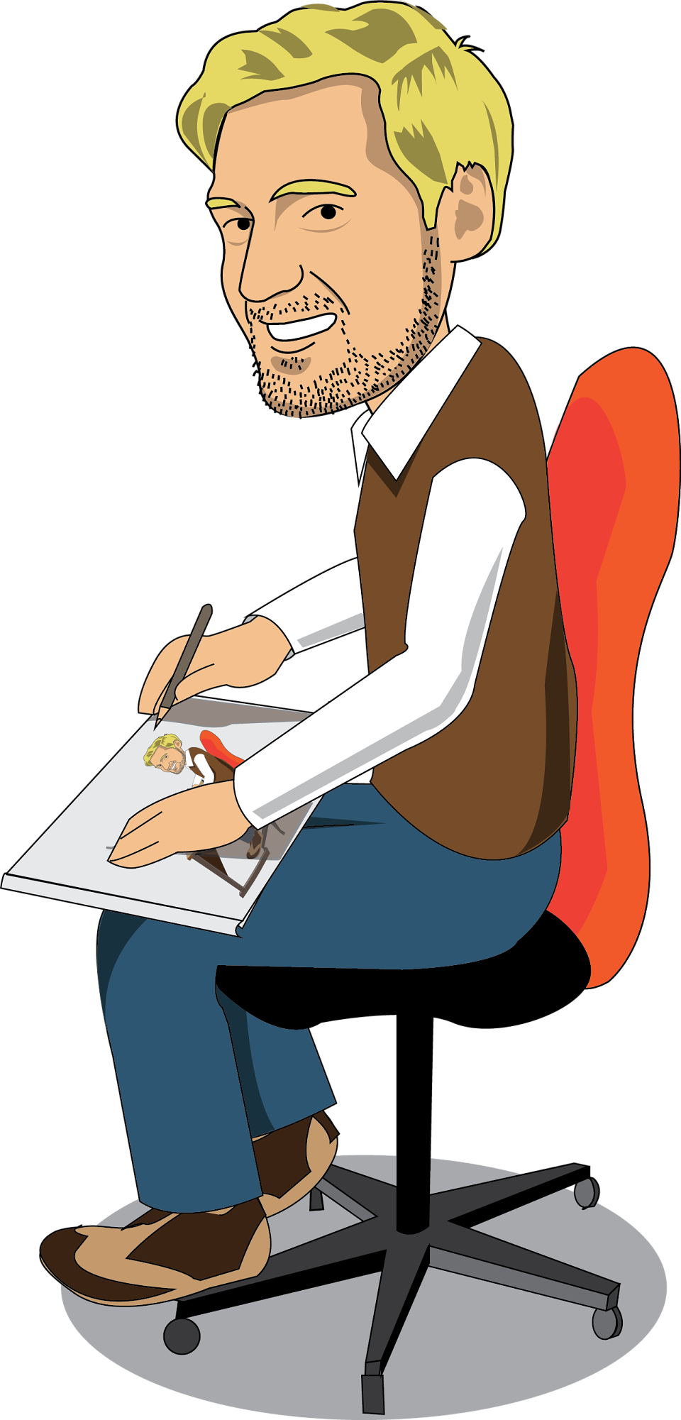 Sven Illustrator - Sitting (960x2001)