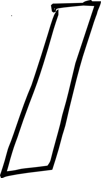 Slash Clipart (342x600)