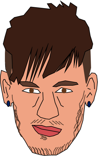 Neymar - Cartoon (339x539)