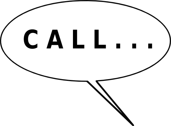 Clipart Call (600x441)