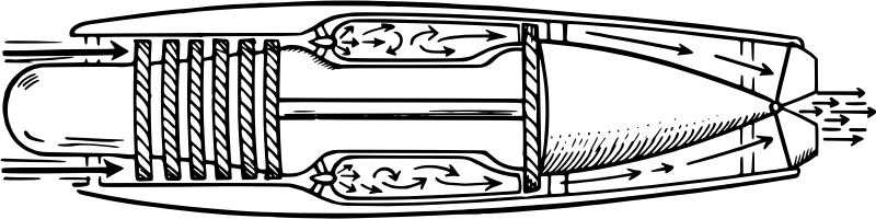 Medium Image - Jet Engine Clipart (1200x308)