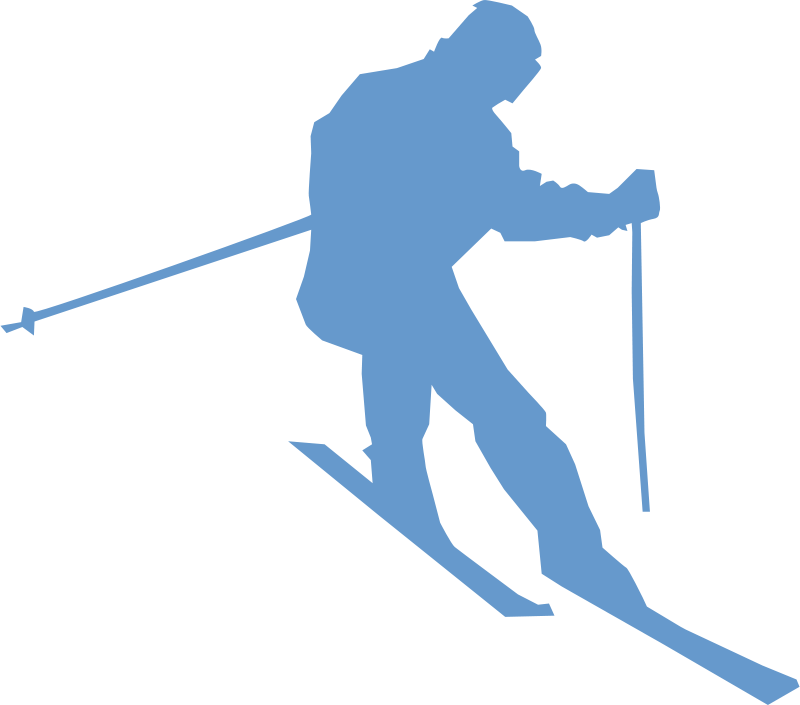 Ski Clipart (849x750)