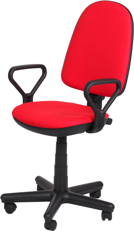 Red Office Chair - Офис Стол Червен (800x800)