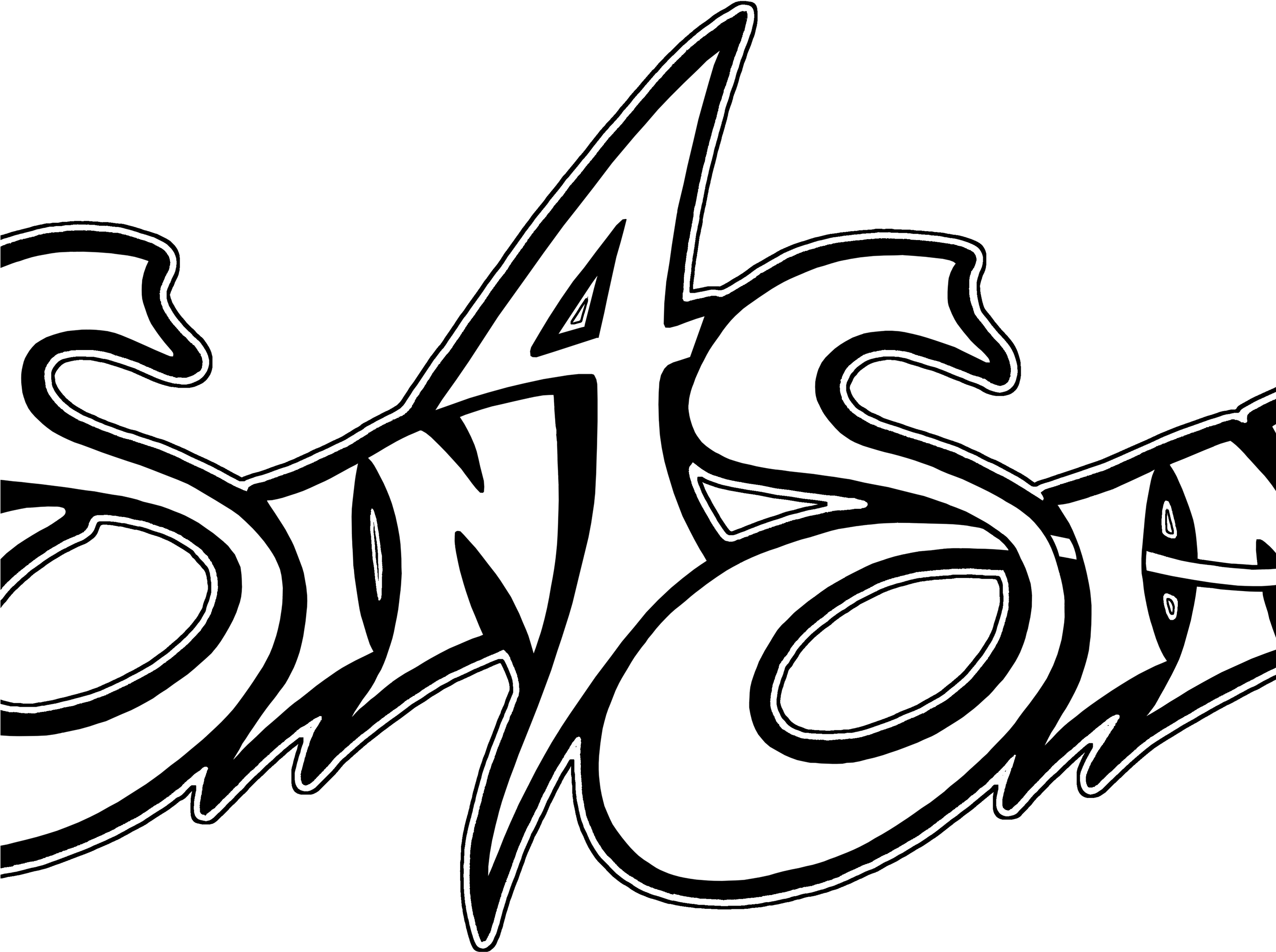 Sin 4 Sin - Line Art (2714x2123)