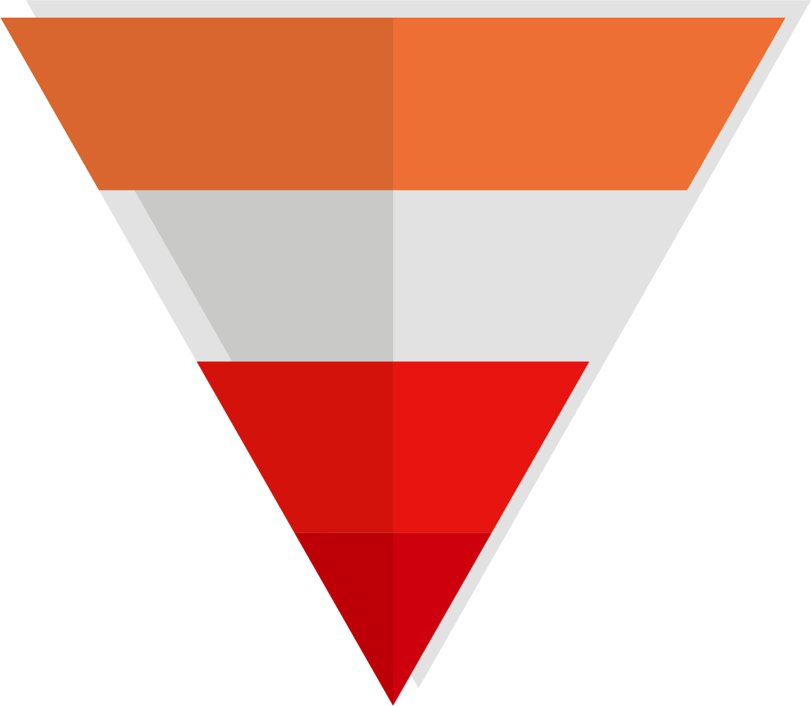 Triangle Red Pattern - Triangle (1149x1001)
