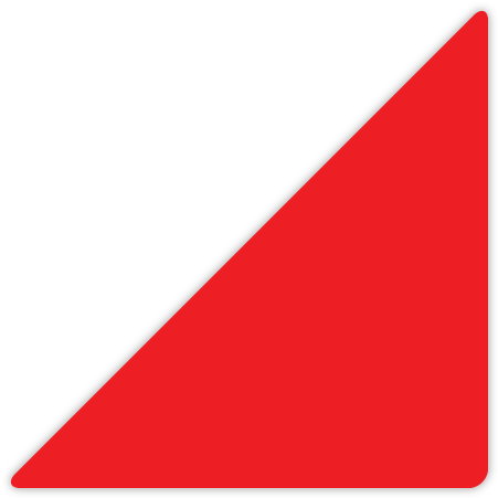 Red Large Triangle Marker - Rectangle (504x504)