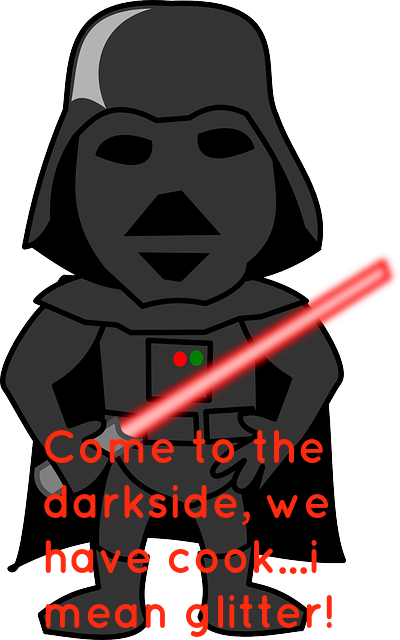 Darth Glitter By Eric Asher - Come To The Dark Side We Have Beer - Star Wars - Graphic (400x640)