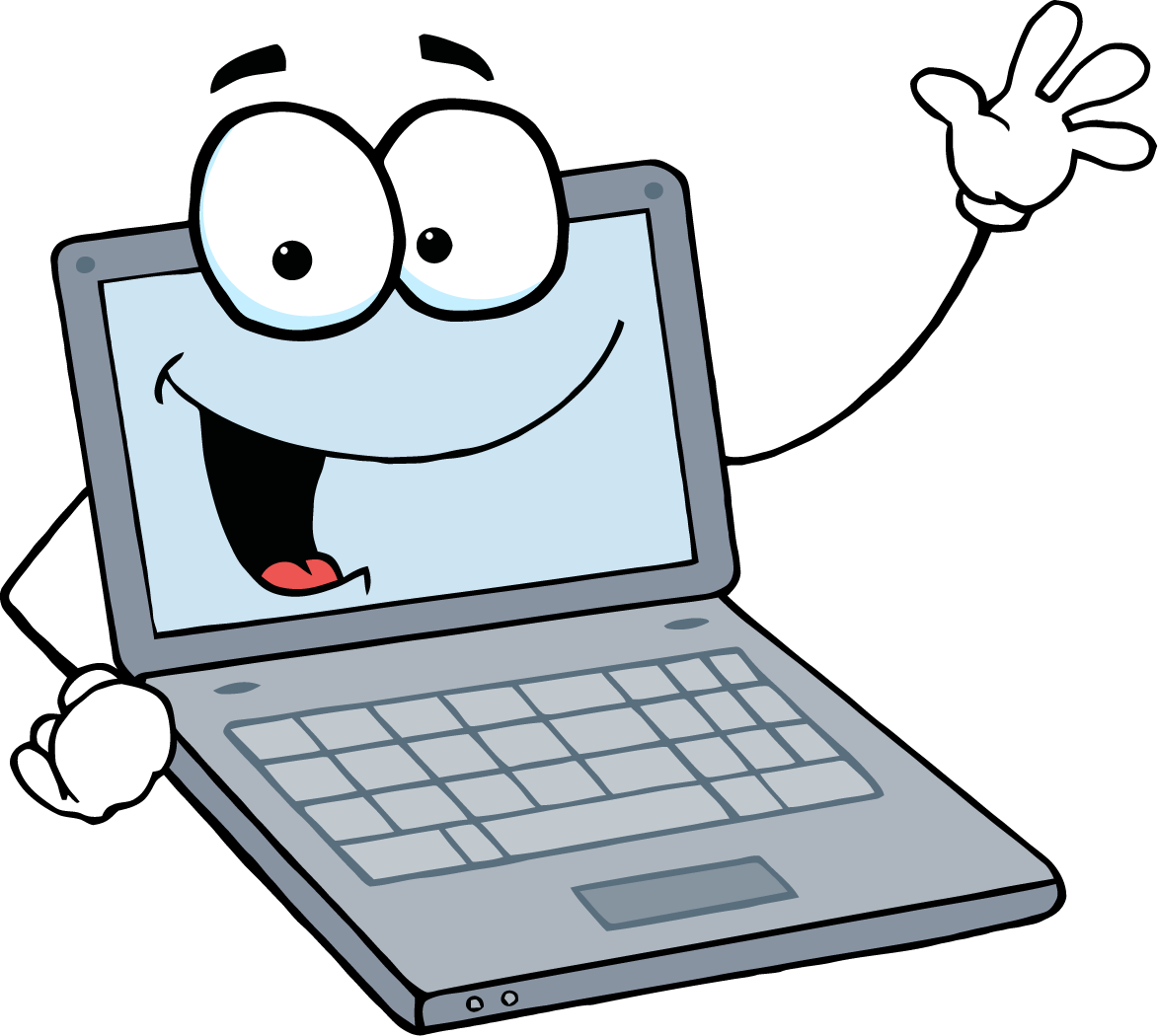 Free Cartoon Computer (1173x1050)