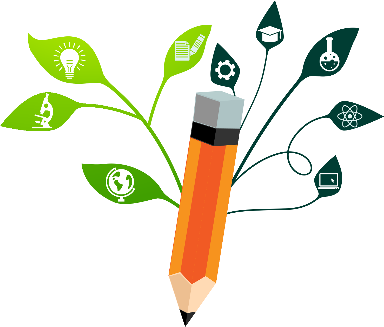 Knowledge Learning Clip Art - Vector Graphics (1500x1699)