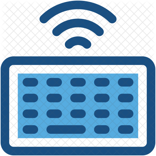 Wireless Keyboard Icon - Computer Keyboard (512x512)