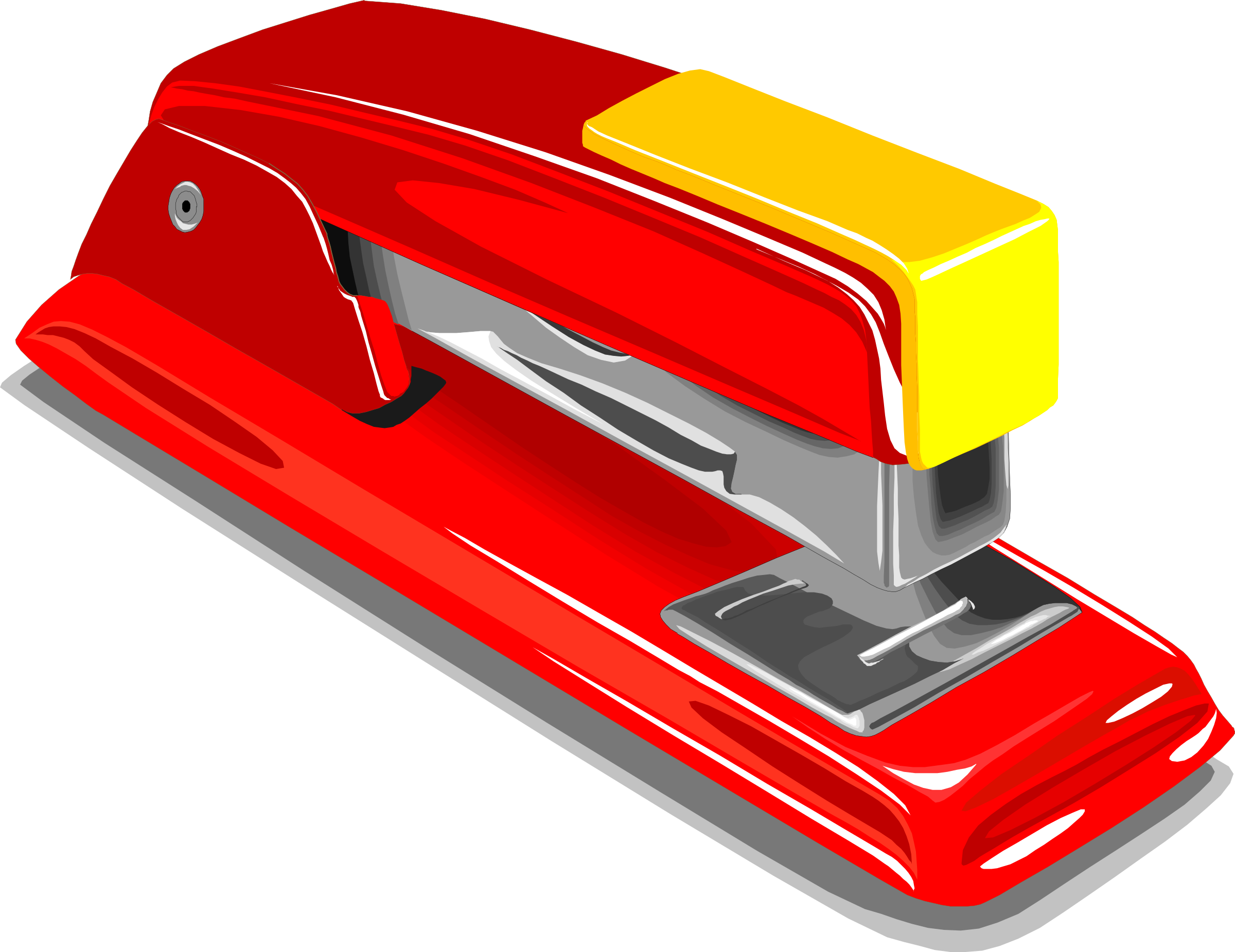Big Image - Stapler Clipart (2400x1851)