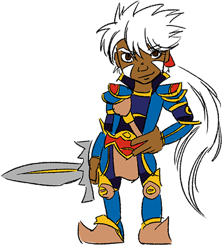 Chibi Tachi - Cartoon (450x491)