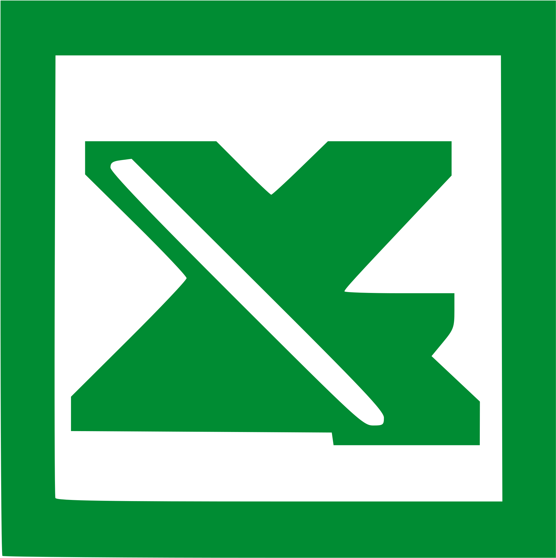 Open - Microsoft Excel Vector Logo (2000x2009)