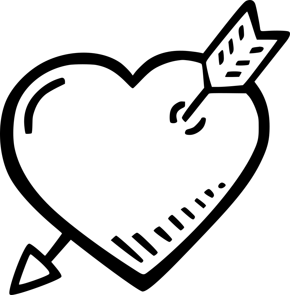 Heart And Arrow Comments - Valentine's Day (980x996)