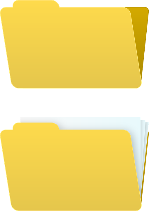 Microsoft Office Online Clipart 17, - Folder Full And Empty Icon (510x720)