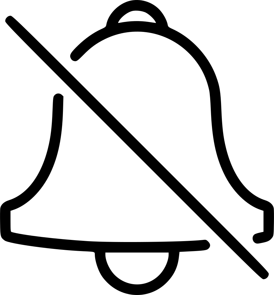 Bell Silent Comments - Icon (910x980)