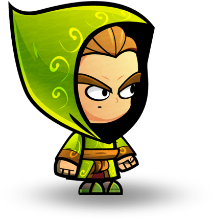 Archer Character Set - Cartoon (600x500)