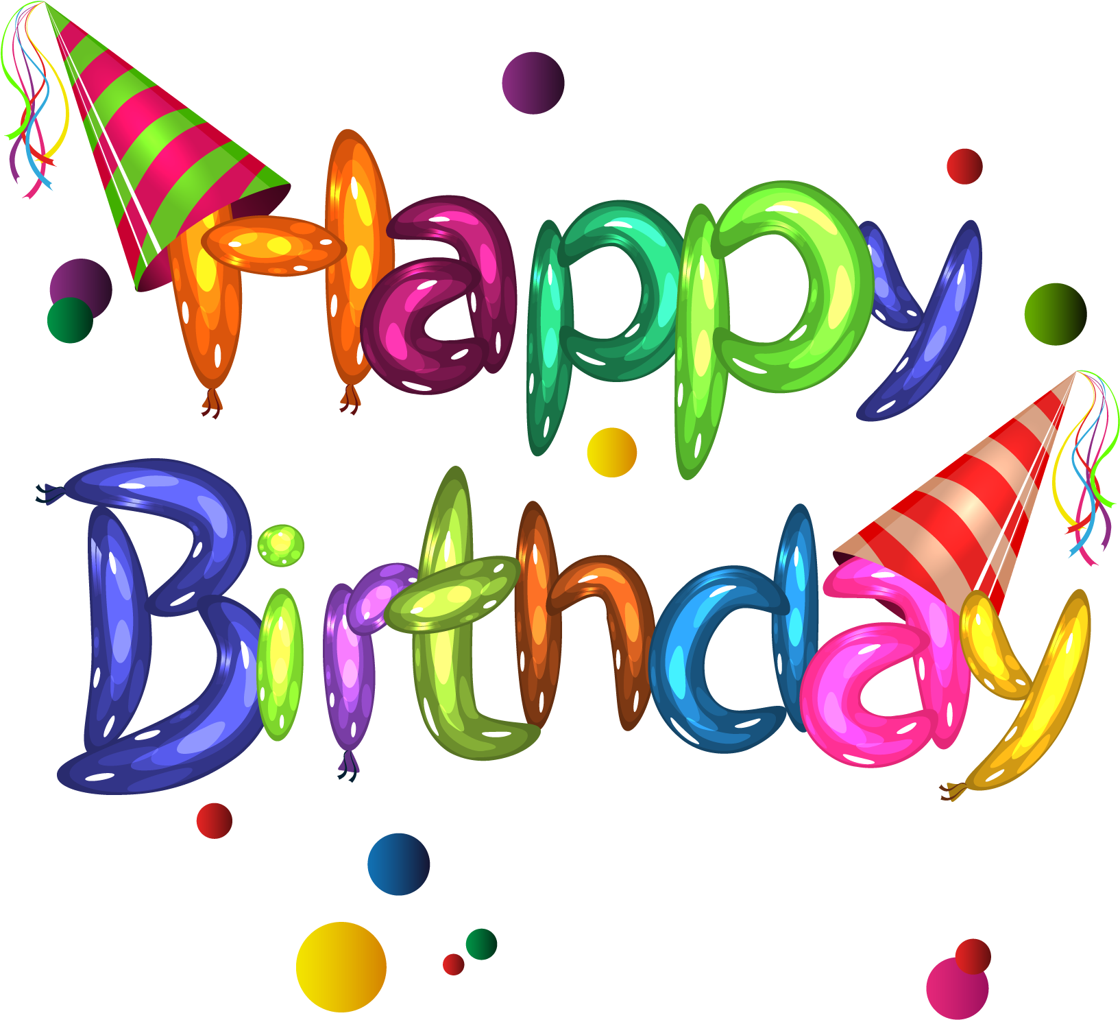 Vector Happy Birthday - Vector Happy Birthday (1647x1500)