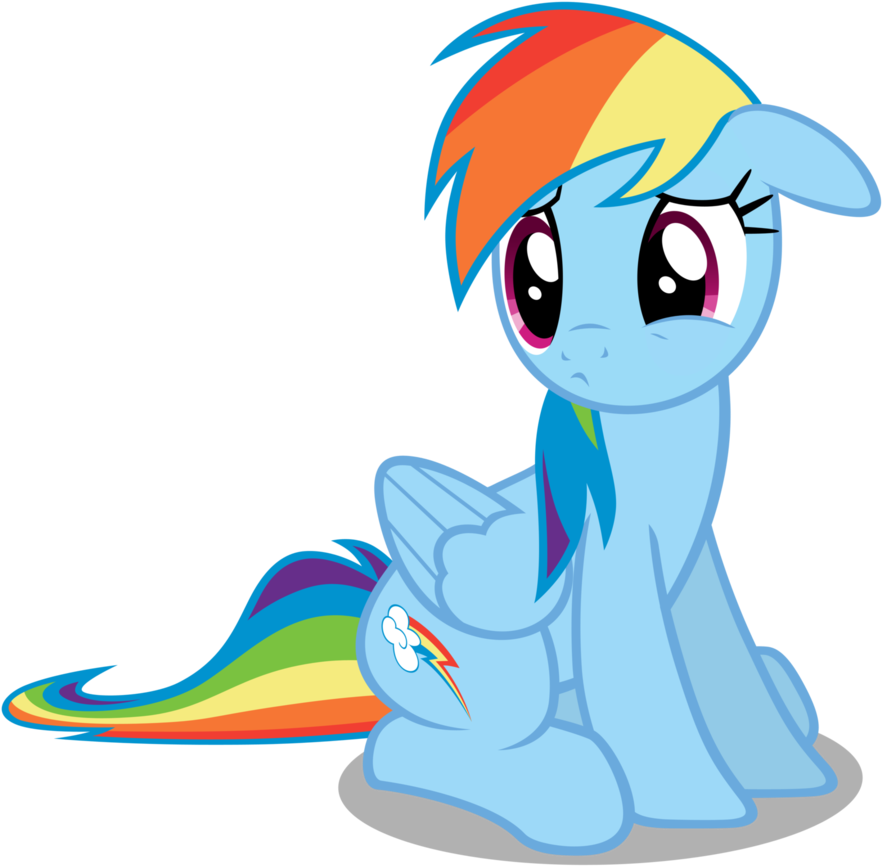 Dashie Don't Know By Mrlolcats17 - Dashie Vector (900x887)