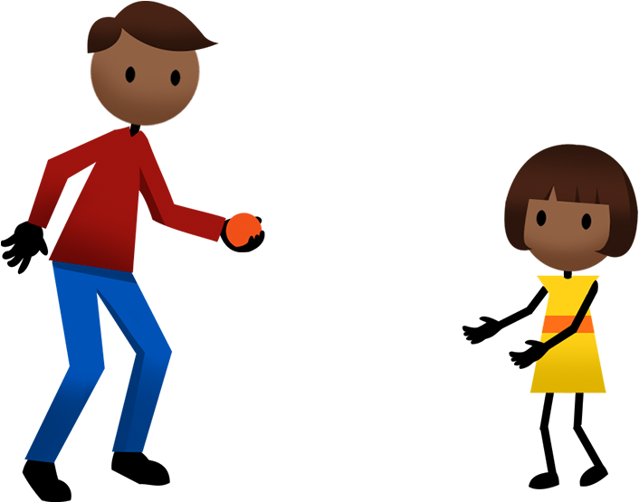 Underhand Catch - Cartoon (880x560)