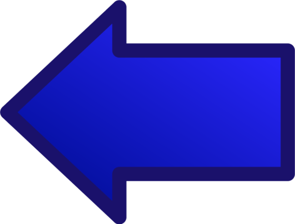 Left And Right Arrow Clipart - Arrow (600x456)