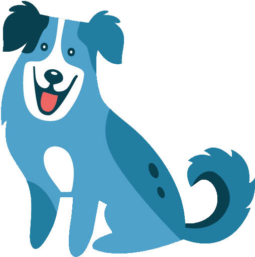 Blue Dog Sitting - Dog (960x960)