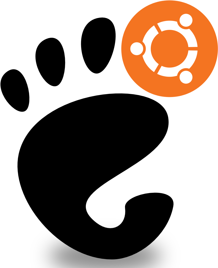 Gnome Logo - Ubuntu (1011x1243)