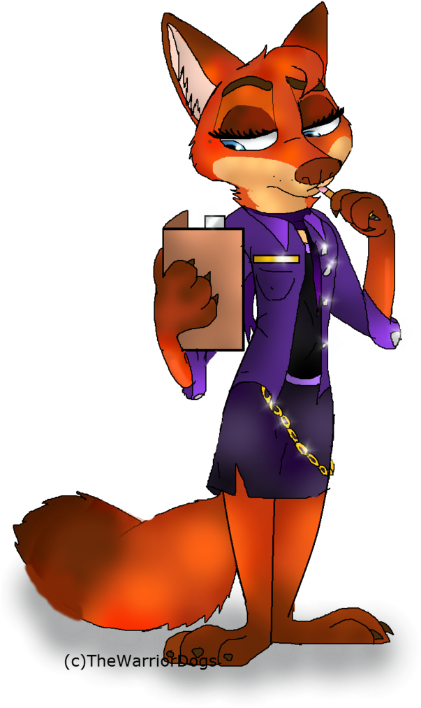 Annie Fox Thinking By Thewarriordogs - Comics (664x1203)