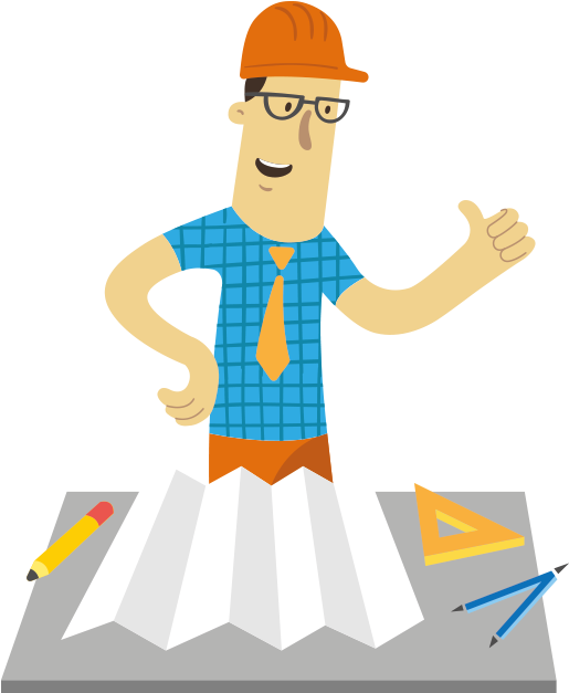 Outdoor Construction Workers - Cartoon (700x700)