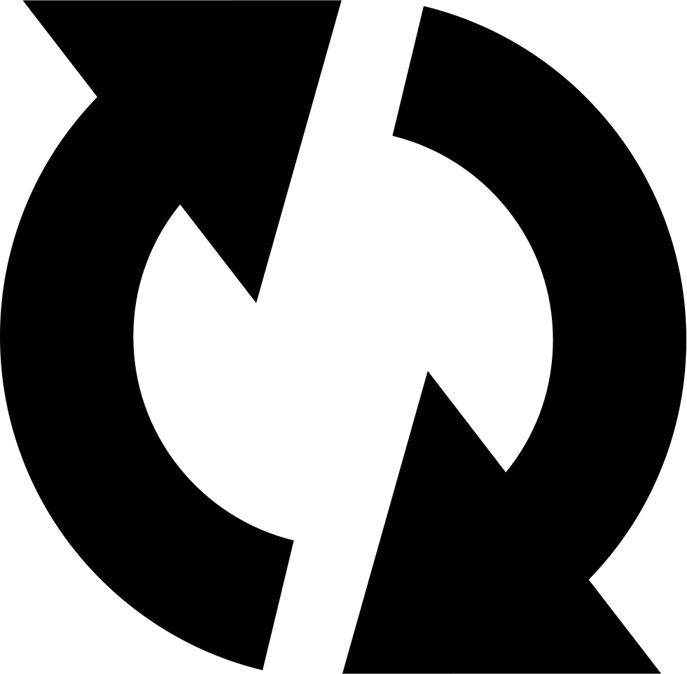 Two Gross Arrows Circle Rotating Clockwise Comments - Two Arrows In A Circle (981x962)