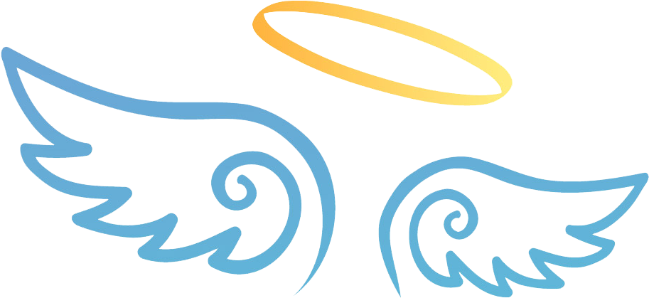 Shoulder Angel Devil Halo Clip Art - Angel Wings And Halo (940x514)