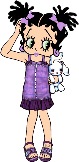 Purple Easter Bb - Amiga Te Quiero Mucho (500x600)